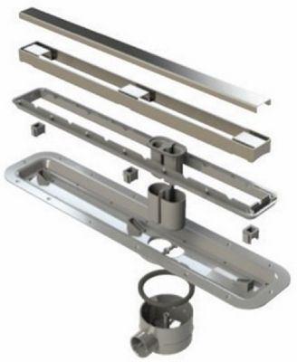 IMPEY AQUA-GRADE 600mm LINEAR DRAIN SYSTEM - NO WALLS - FOUR FALLS 1800mm x 1200mm for TILED FLOORS, AG60L180120/4F IMPEY AQUA-GRADE 600mm LINEAR DRAIN SYSTEM - NO WALLS - FOUR FALLS 1800mm x 1200mm for TILED FLOORS, AG60L180120/4F
